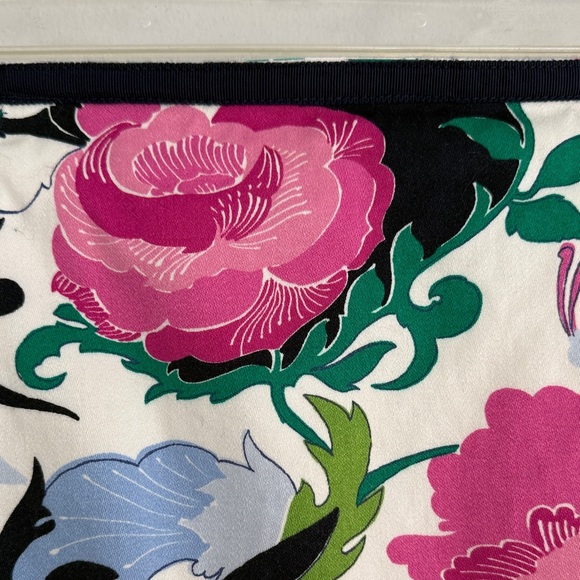 Talbots Pink and Green Floral Pencil Skirt - Picture 5 of 7